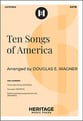 Ten Songs of America SATB choral sheet music cover